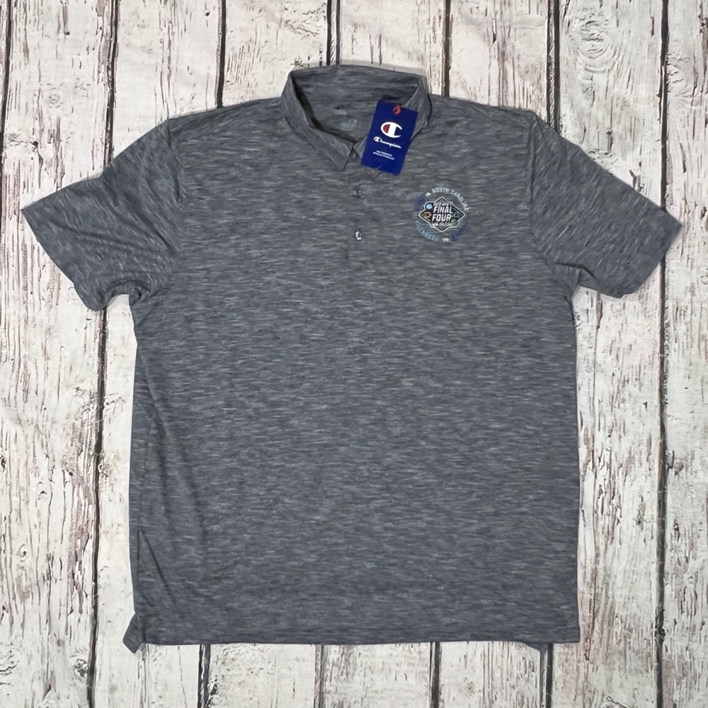 NCAA 2022 Final Four Champion Polo Kansas Villanova Duke North Carolina Golf